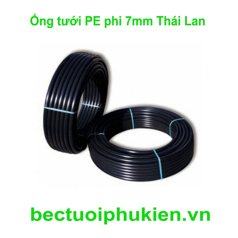 Ống tưới PE phi 7mm